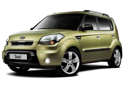 Ворсовые коврики на KIA Soul I 2009 - 2013 в Москве