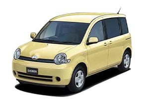 Ворсовые коврики на Toyota Sienta I 2003 - 2015 в Москве