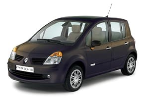 Ворсовые коврики на Renault Modus 2004 - 2012 в Москве