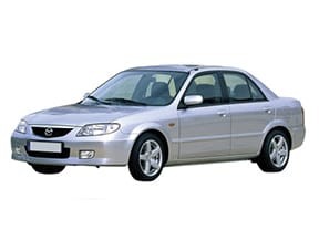 Ворсовые коврики на Mazda 323 1998 - 2003 в Москве
