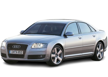 Ворсовые коврики на Audi A8 (D3) 2002 - 2010 в Москве