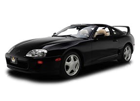 Ворсовые коврики на Toyota Supra (A80) 1993 - 2002 в Москве