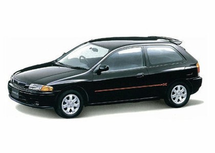 Ворсовые коврики на Mazda Familia (BH) 1994 - 1999 в Москве