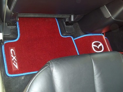 Ворсовые коврики на Mazda CX7 2006 - 2012 в Москве