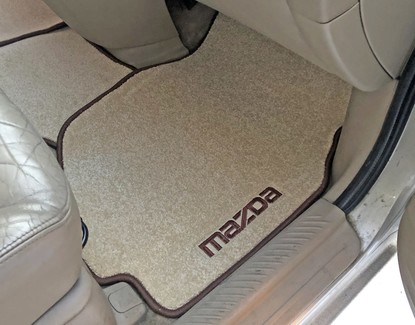 Ворсовые коврики на Mazda MPV II 1999 - 2006 в Москве