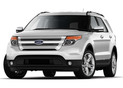 Ворсовые коврики на Ford Explorer V 2010 - 2019 в Москве