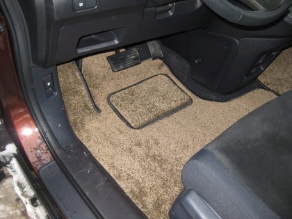 Ворсовые коврики на Honda CR-V III 2006 - 2012 в Москве