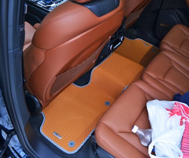 Ворсовые коврики на Audi Q7 II 2015 - 2025 в Москве