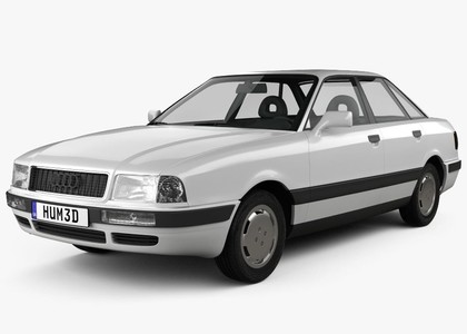 Ворсовые коврики на Audi 80 (B4) 1991 - 1995 в Москве