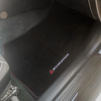 Ворсовые коврики на Mitsubishi Lancer Evolution VII 2001 - 2003 в Москве