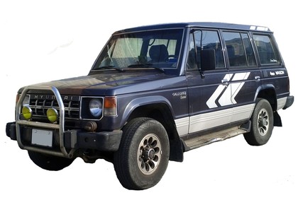 Ворсовые коврики на Hyundai Galloper I 1991 - 1997 в Москве