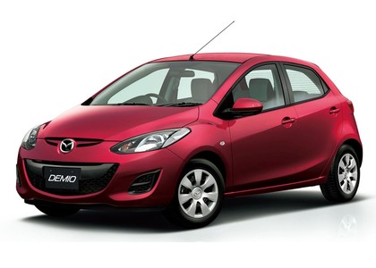 Ворсовые коврики на Mazda Demio III (DE) 2007 - 2014 в Москве